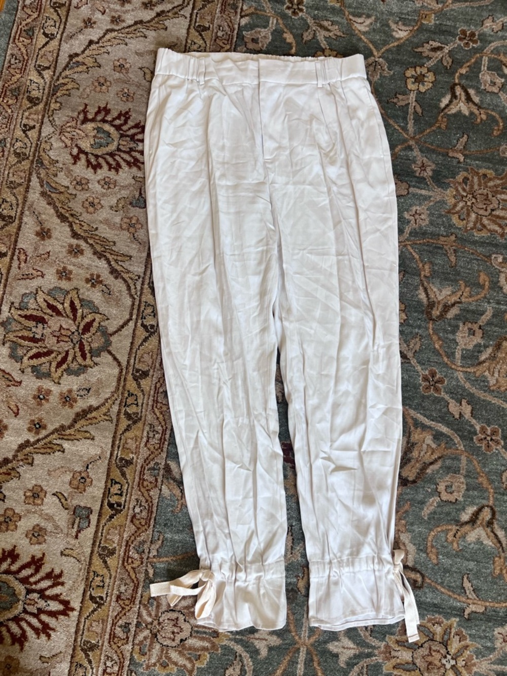 Open Edit Tie Ankle Trousers